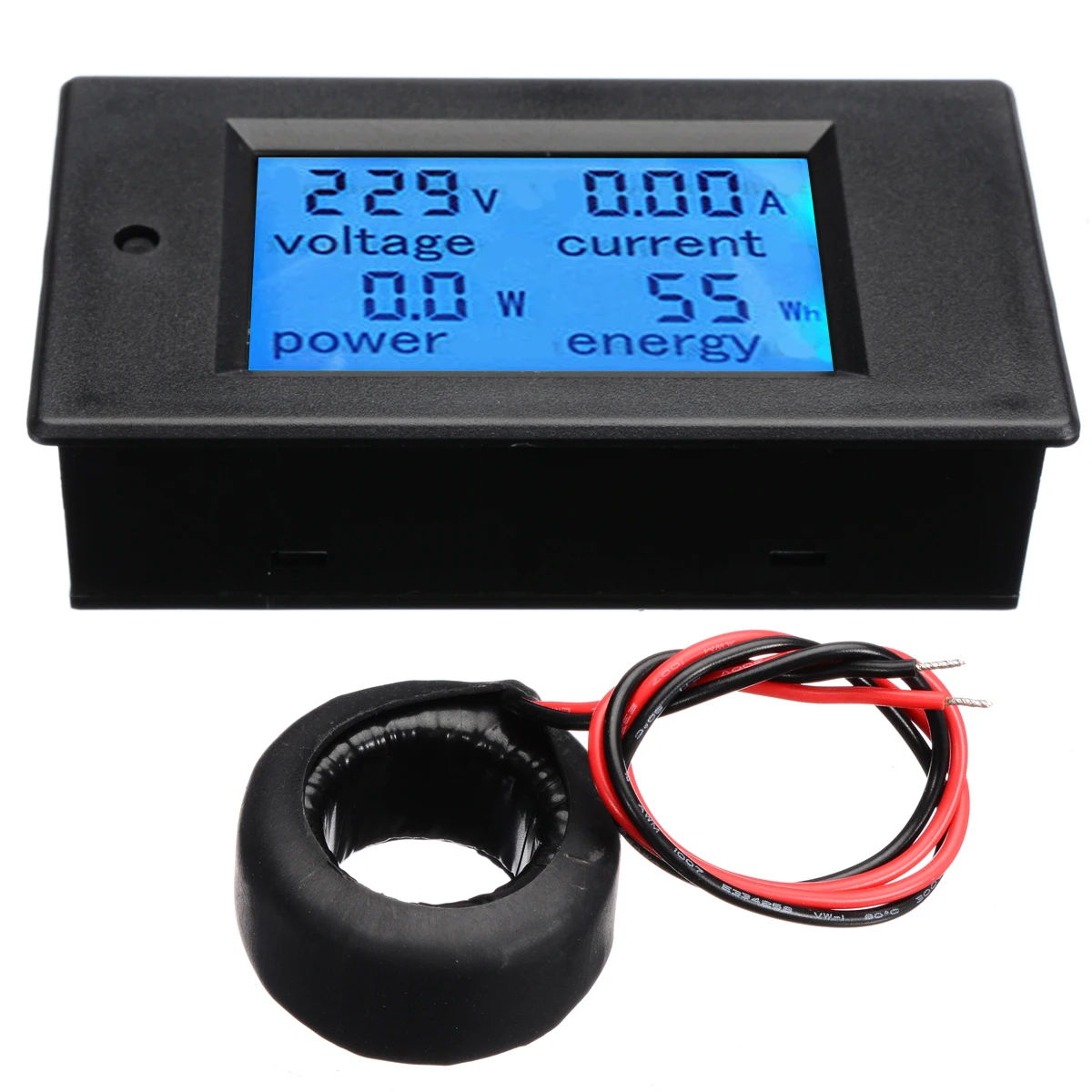 AC 100A цифровой ЖК метр Wattmeter вольтметр мощности амперметр с трансформатором тока