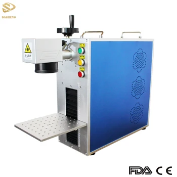 

No tax for russian tabletop 20w, 30w, 50w fiber marking laser engraving machine for metal & plastic marking