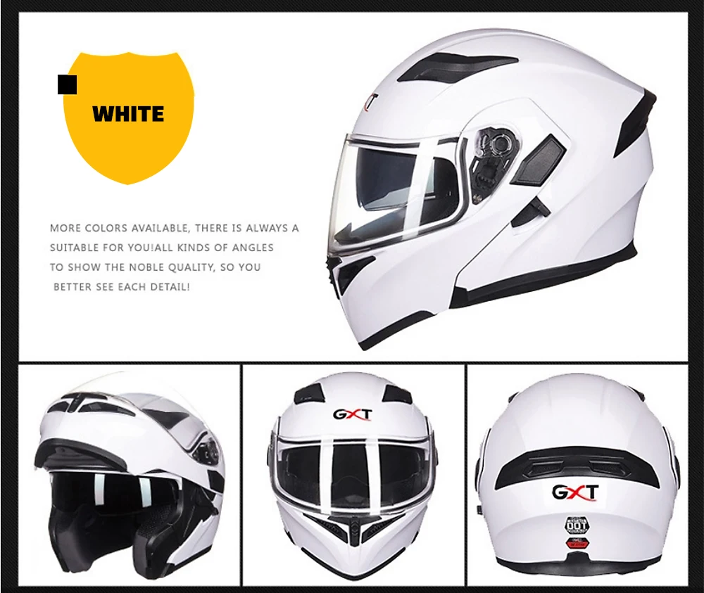 GXT мотоциклетный шлем Мото шлем для мотокросса флип-ап Capacete da Motocicleta Cascos Doublel объектив гоночный шлем для верховой езды