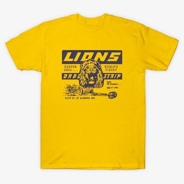 Lions drag strip t shirts Clearance