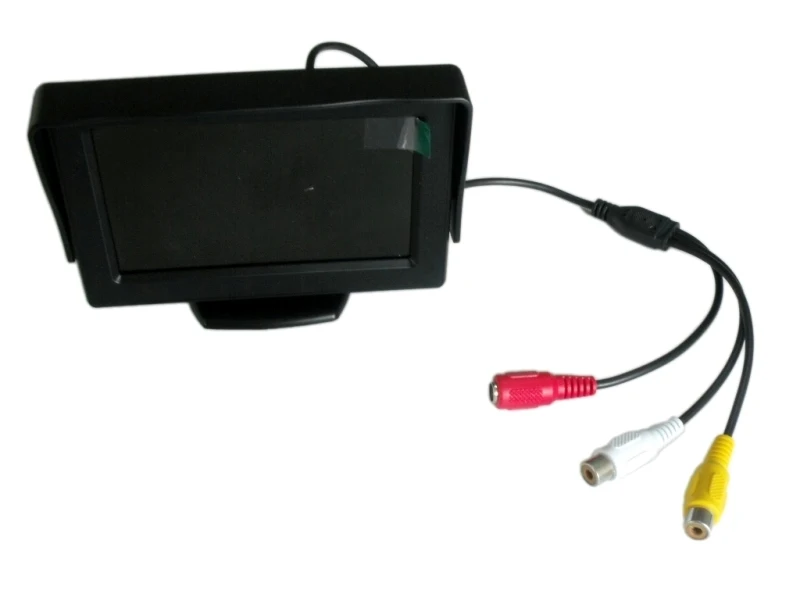 2.4GHz wireless visible parking sensor 4.3 inch monitor with rear-view camera visual video reversing radar free shipping