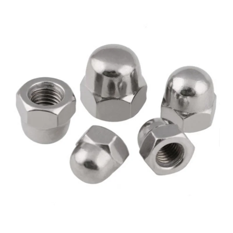 50pcs Metric M12 304 Stainless Steel Hex Head Dome Cap Protection Cover