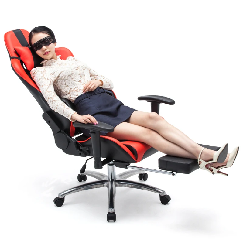 Multifunctional Fashion Boss Chair WCG Computer Gaming Chair Household Reclining Office Chair With Footrest Racing Seat