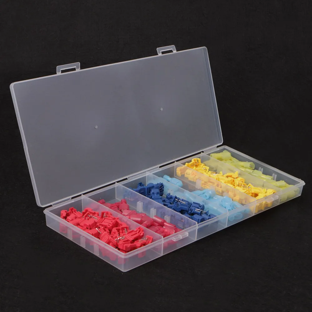 

120 Pcs/60 Pairs Scotch Lock Splice Wire Connectors Terminals Crimp Electrical Car Audio Lock Terminals