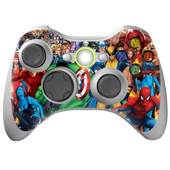 

2PCS/LOT Full set controller cover skin sticker for Xbox 360 and for xbox 360 Slim Controller #XBOX360ctrl-0295