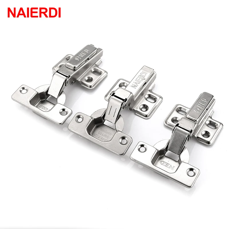 Goedkoop NAIERDI 2 stks Rustless Iron Scharnier Twee Force Kabinet Kast Scharnieren Universele Maat Scharnier Voor Keuken Meubelen Hardware