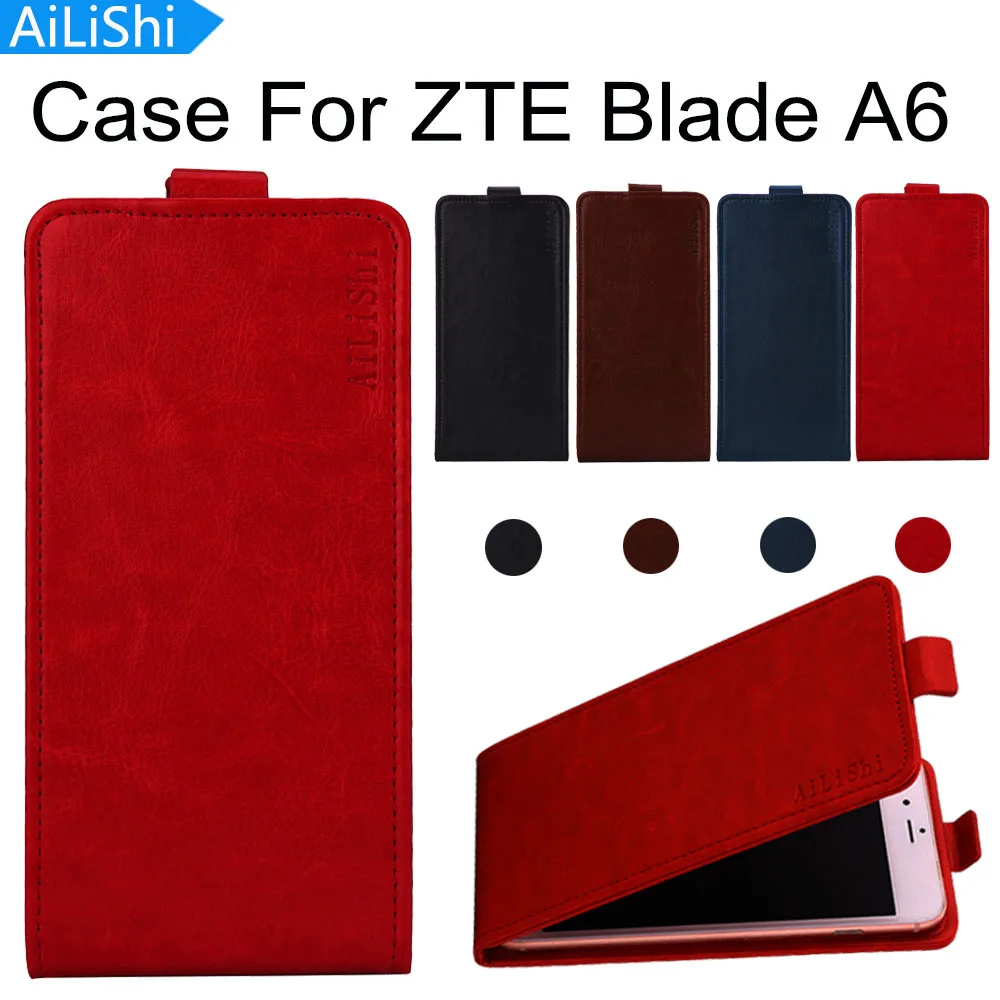 AiLiShi Factory Direct! Case For ZTE Blade A6 Luxury Flip Fashion Leather Exclusive 100% Special Phone Cover Skin+Tracking | Мобильные