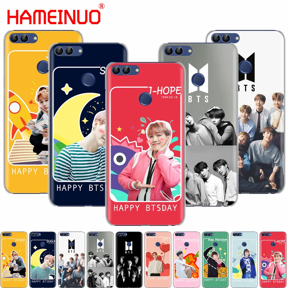 

HAMEINUO Kpop BTS Bangtan Boys JIMIN Suga cell phone Cover Case for huawei Honor Y5 7C Y625 Y635 Y6 Y7 Y9 2017 2018 Prime PRO