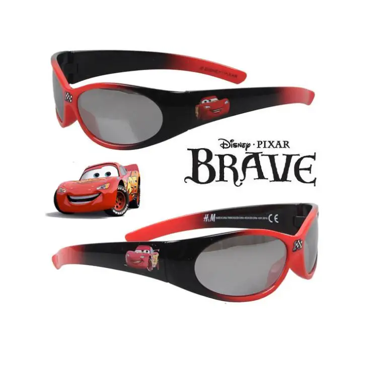 Disney Mode Jongens Zonnebril Lightning McQueen Kinderen Zonnebril фирменный дизайн UV Bescherming Bril meisjes UV400