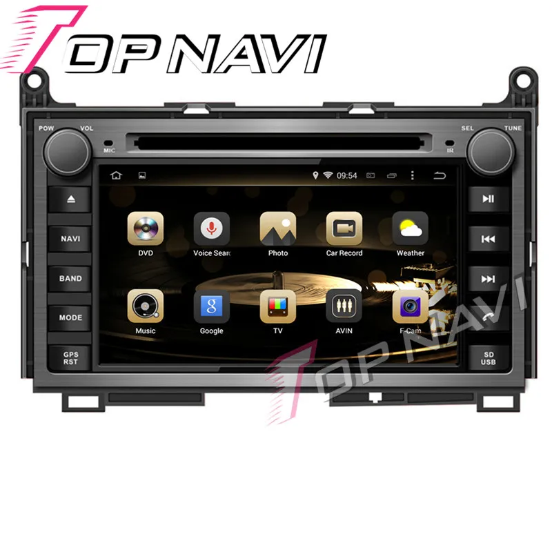 TOPNAVI 7 ''Восьмиядерный Android 8,0 Автомобильный gps навигация для dvd-плеер для Toyota Venza 2008-Авторадио DVD мультимедиа аудио плеер стерео 2 Din