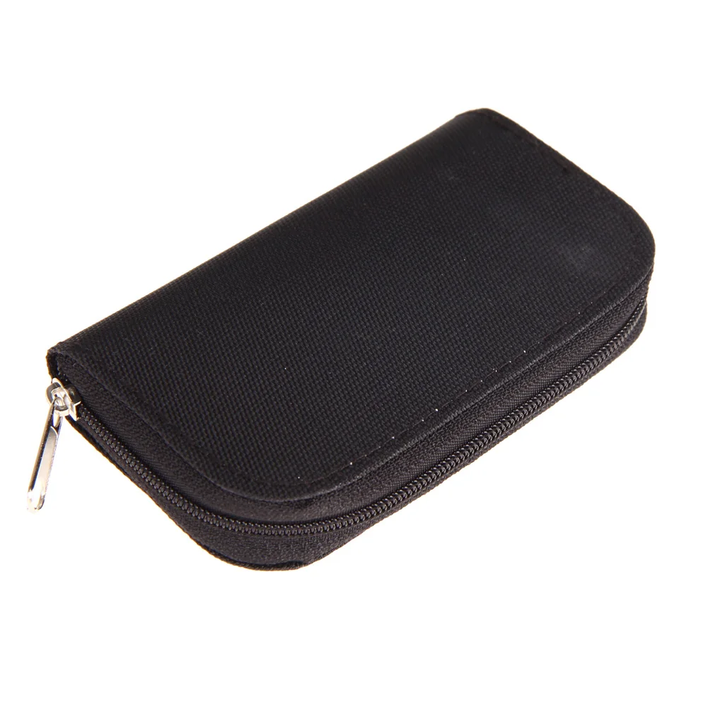 Black Memory Card Storage Bag Carrying Case Holder Wallet 18 Slots + 4 Slots for CF/SD/Micro SD/SDHC/MS/DS Game Accessories Black Memory Card Storage Bag Carrying Case Holder Wallet 18 Slots + 4 Slots for CF/SD/Micro SD/SDHC/MS/DS Game Accessories