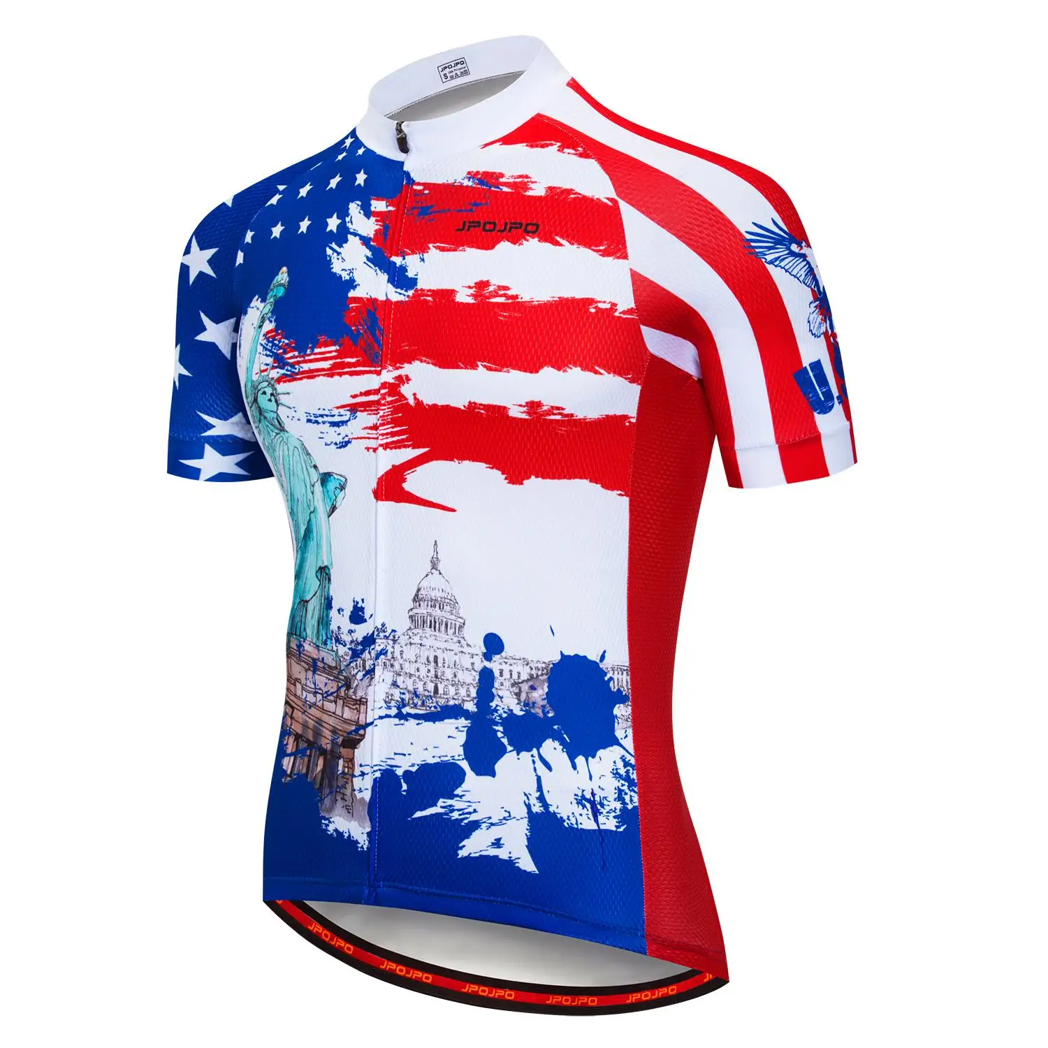 JPOJPO летняя велосипедная Джерси мужская синяя Одежда Mtb Ropa ciclismo полиэфирная анти