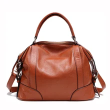 7 цветов большой коровья кожа женская сумка из натуральной телячьей кожи Сумка Хобо на плечо сумки через плечо Модные для девушек B104