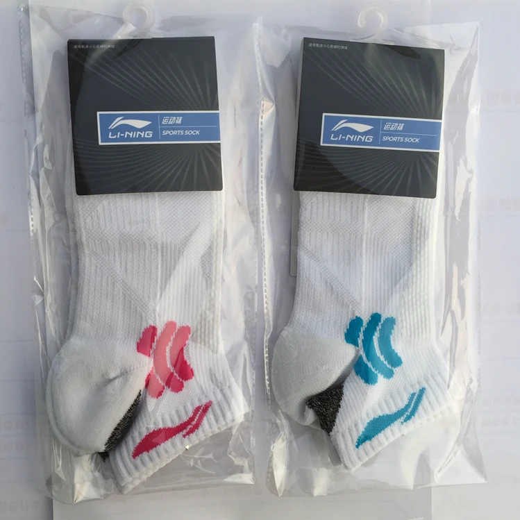 Li-ning дышащие женские носки для бадминтона хлопковые низкие нескользящие носки Новые Носки с рисунком AWSK166 L1028LNOLB