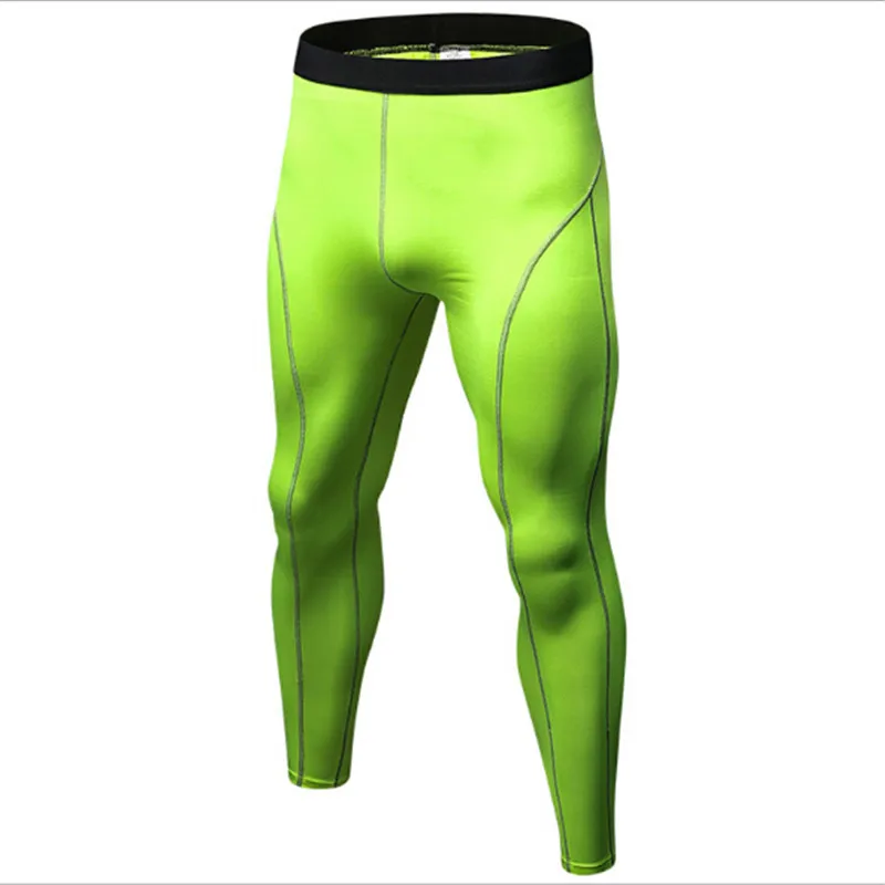 1030 Для мужчин спортивный Бодибилдинг бег спортивные колготки штаны компрессия мышц база Слои сильная эластичность облегающие брюки 6 цветов S-XXL
