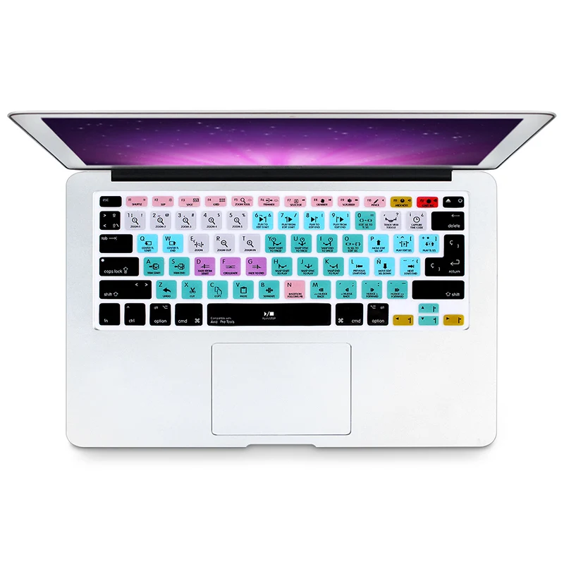 HRH Spanish Avid Pro Tools premium Pro CC ярлыки силиконовая клавиатура кожи для Macbook Air 13 ''Pro 13'' 15 ''17'' с retina