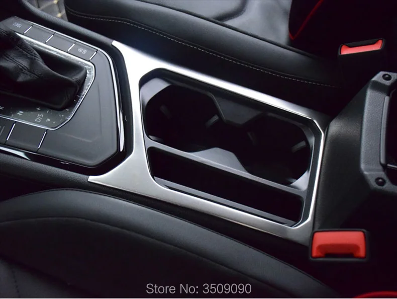 Автомобильная коробка переключения передач, панель, наклейки, отделка, полоски, украшение, защитный стиль для VW Tiguan 5N- MK2