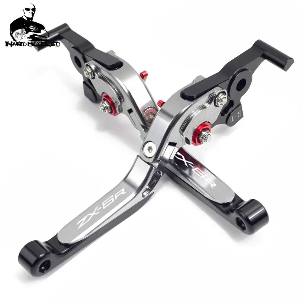 For Kawasaki ZX6R ZX 6R 636 ZX6 R ZX-6R ZX636 2007- 2017 2018 2019 motocross accessories Brake Clutch Levers Handle bar lever (7)_Jc