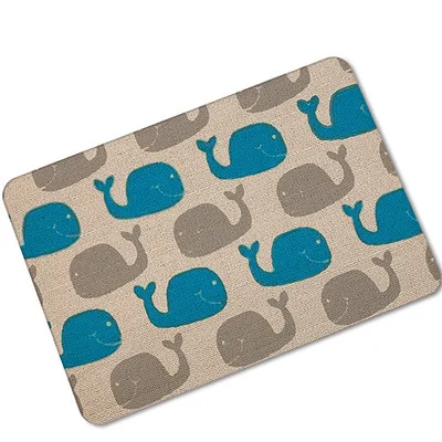

Welcome Doormats Rubber Door Mat 3D duck dolphin Carpet For Living Room Bedroom Floor Mats Kitchen Rugs Tapete Foot Pad Bathroom