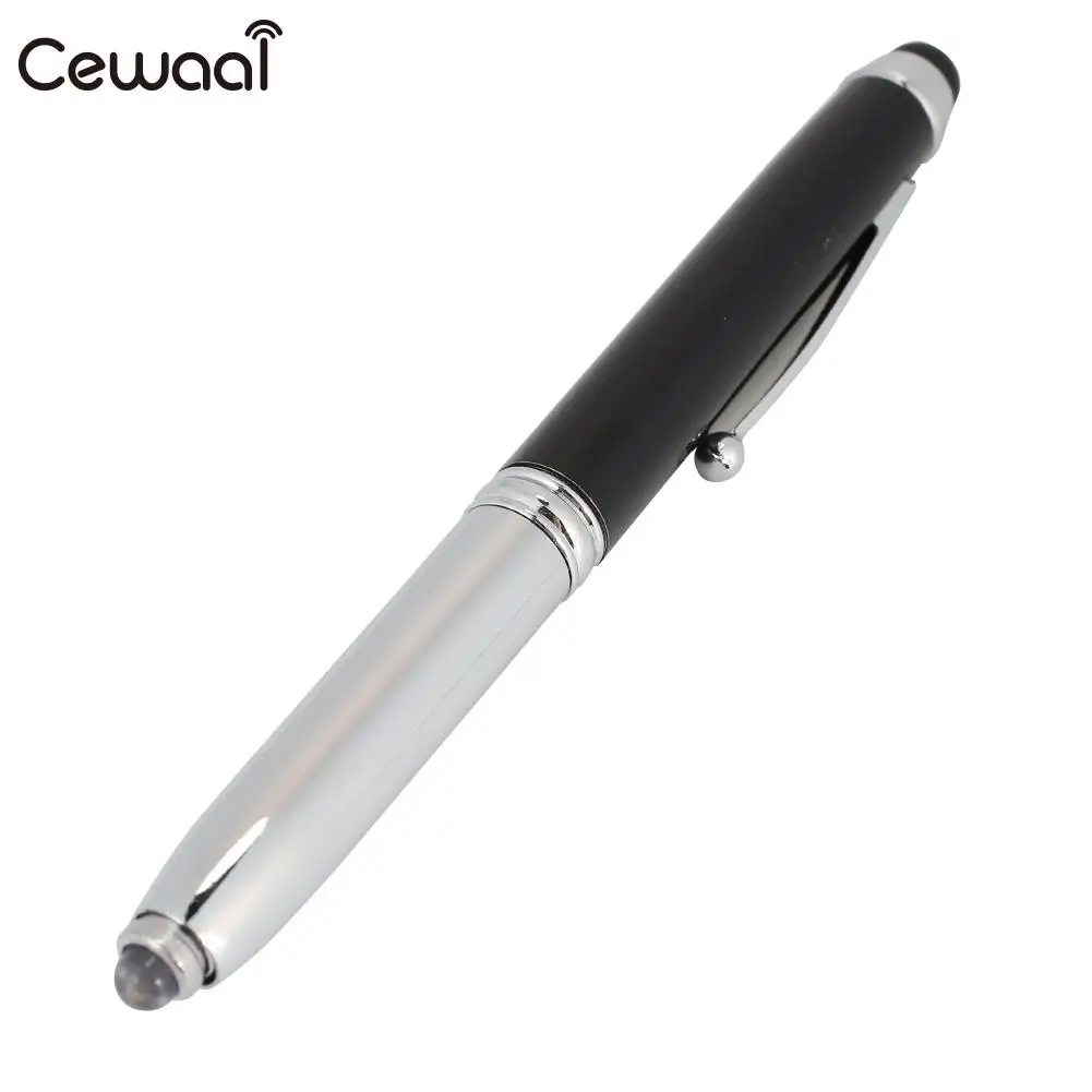 

3 in 1 Multifunction LED Light Point Pen Touch Screen Pens Metal Capacitive Stylus Pen For Smart Phone Tablet For iPad iPhone