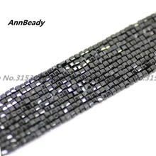 1000pcs Black 3mm Square Cube Spacer Austria Crystal beads For DIY Jewelry Making