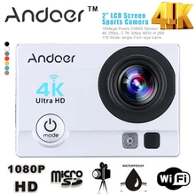 Andoer Q3H Wifi экшн-камера " 4 K 1080P ультра-HD Беспроводная Спортивная Экшн-камера 16 МП 170 широкоугольная Водонепроницаемая Экшн-камера