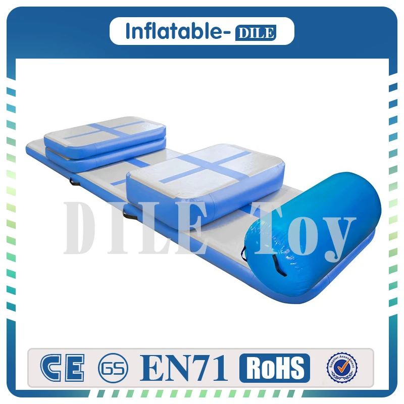 Inflatable air rail 3M air track mat with a free pump factory sale
