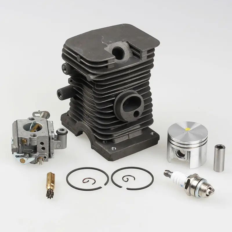 

38mm Cylinder Piston kits with Zama Carburetor Carb Spark Plug For Stihl Calm MS180 018 Chainsaw
