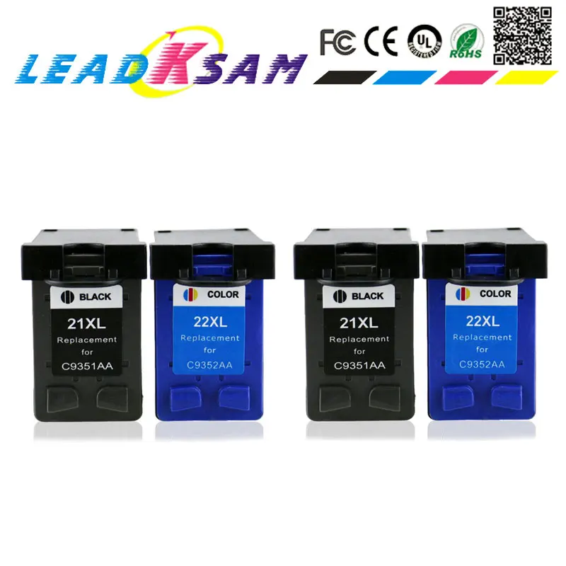 

21 22 Refill Ink Cartridge Replace compatible for hp21 21xl 22xl Deskjet F2180 F2200 F2280 F4180 F300 F380 380 D2300