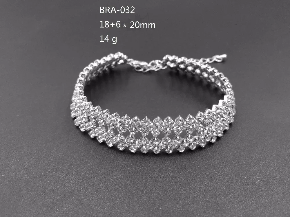 DollyBling цепочка Кристалл для женщин и мужчин ювелирные изделия Бесконечность горный хрусталь браслет браслеты Подарки для свадебной вечеринки(бюстгальтер-032