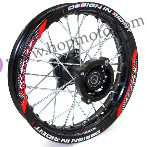 

Dirt bike Black 12mm or 15mm Axle 1.85x12" Inch Rear Wheel Rim PIT PRO Pit Bike