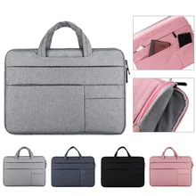 Портативный чехол для ноутбука сумка для ноутбука Женская Мужская сумка для lenovo hp DELL MacBook Air Pro 13," 14" 15"