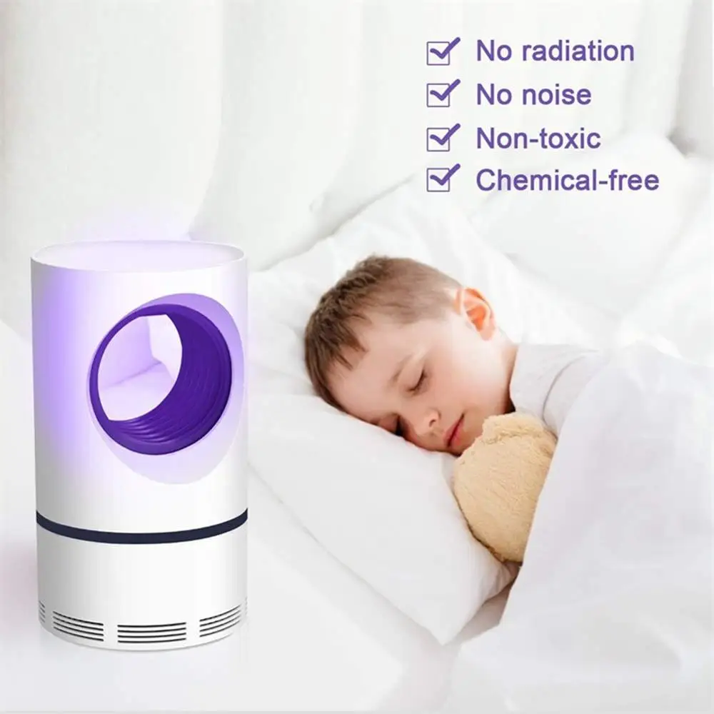 Electric Mosquito Killer LED Lamps Fly Trap Light Anti Insect Repellent Pest Control Repeller | Дом и сад