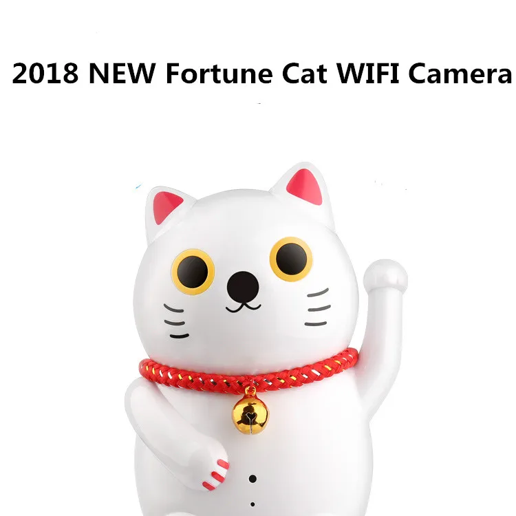 

1080P Wifi IP camera 2MP Fortune Cat wireless cctv camera P2P SD Card motion dection two way audio Self-contained battery
