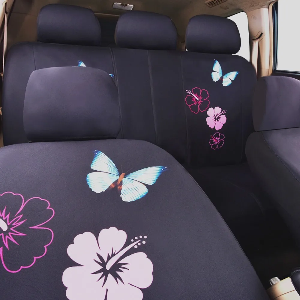 Car-pass Universal Car Seat Covers Butterfly Cover For Cars,Suv Car Interior Accessories