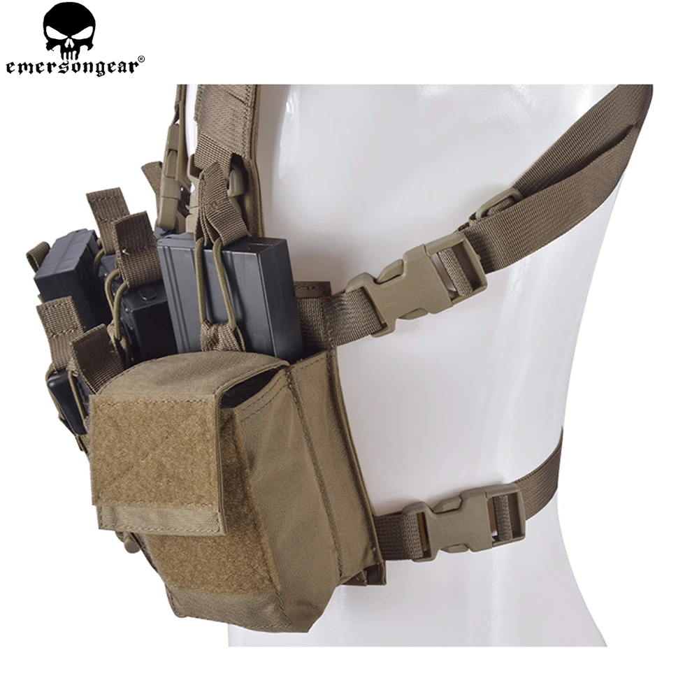 Emersongear D3CR боевой разгрузочный жилет Airsoft Охота жилет с облегченной модульной системой переноски снаряжения сумка просто тактический жилет Multicam черный WG EM7442