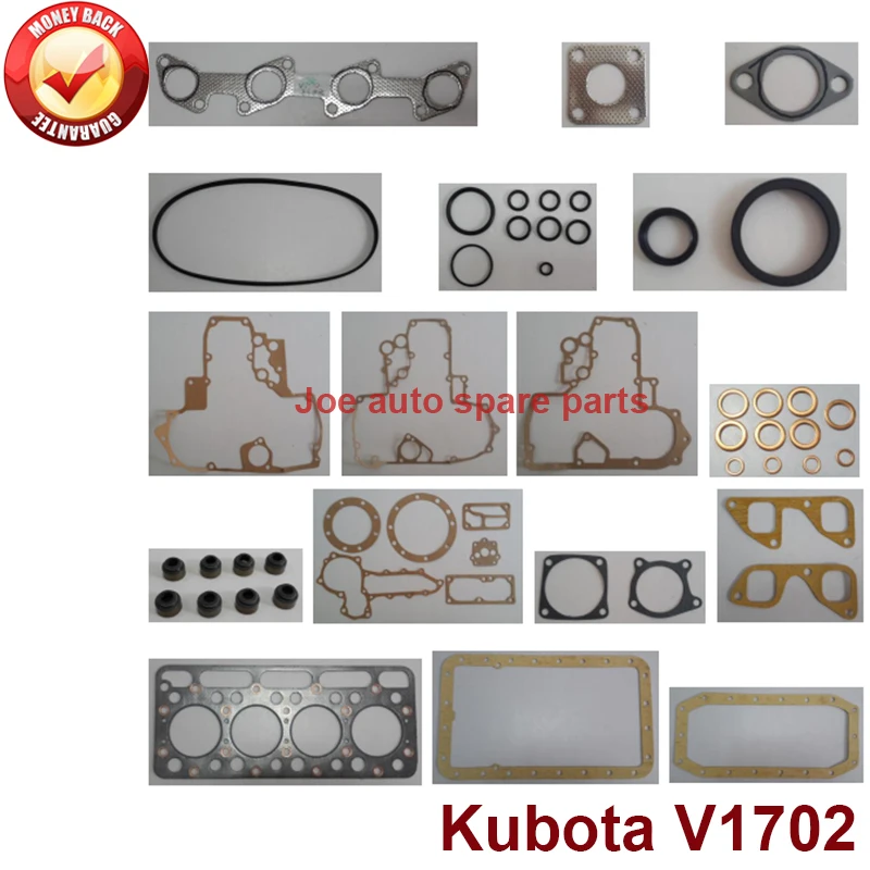 complete repair Overhaul engine full gasket set kit for Kubota engine