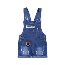 IENENS/летние ковбойские шорты для девочек; комбинезоны; джинсы для маленьких девочек; комбинезон; джинсовые штаны для мальчиков