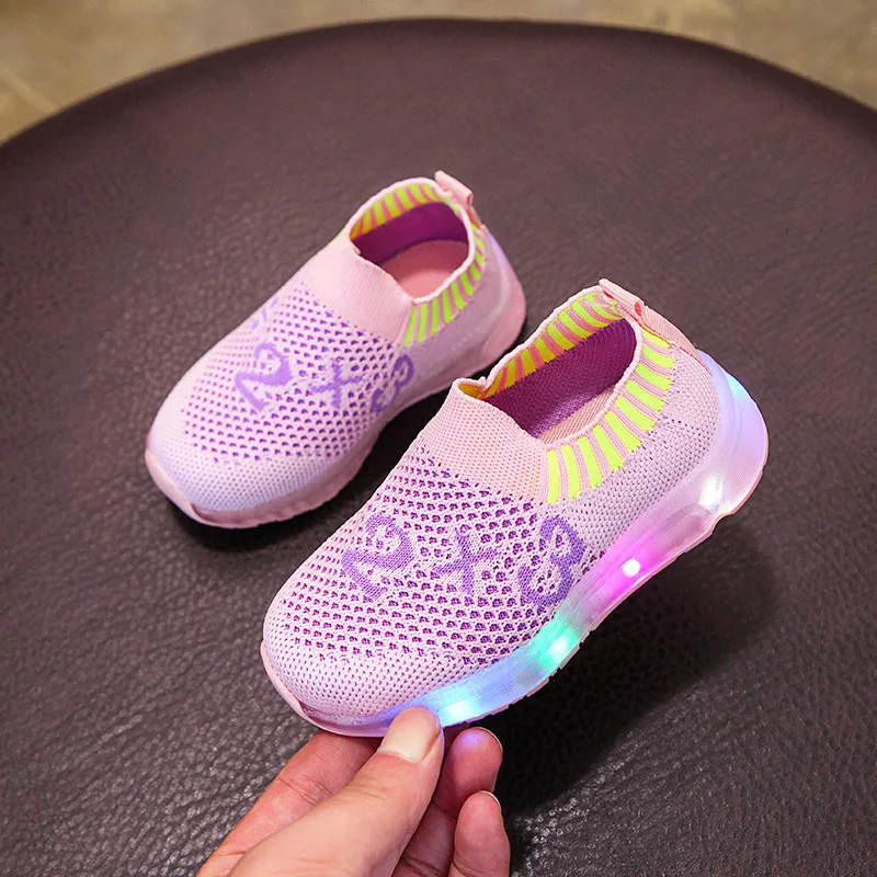 1-8 Year Old Led Shoes Kids Mesh Breathable Sneakers For Children 2019 Spring Children Sneakers Girls Luminous Shoes Light Boys 1-8 Year Old Led Shoes Kids Mesh Breathable Sneakers For Children 2019 Spring Children Sneakers Girls Luminous Shoes Light Boys
