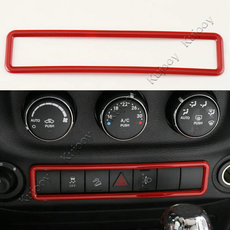 3 Color For Jeep Wrangler 11-17 4-Door Inner Door Handle Bowl Cover Frame Decor