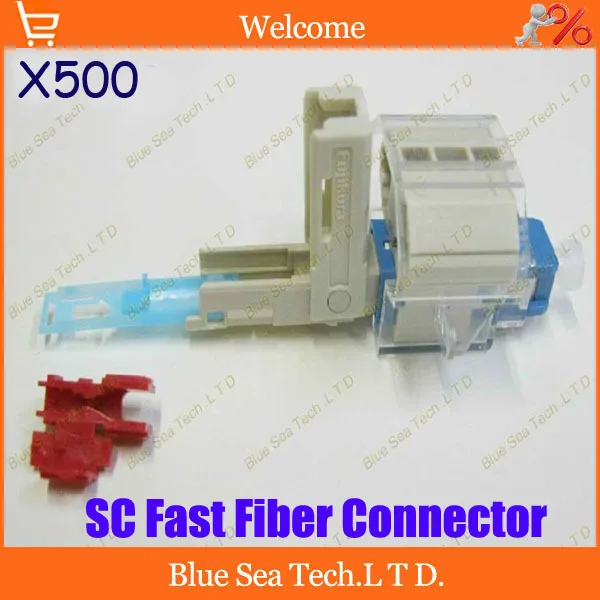 

500 sets New type Fiber Optic Fast Connector SC-SM Fast Connector Quick connector FTTH for digital communications