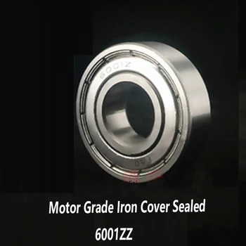 

3pcs/lot 6001ZZ Motor Grade Iron Cover Sealed Deep Groove Ball Miniature Mini Bearings 6001ZZ 6001-ZZ 12*28*8mm 12*28*8