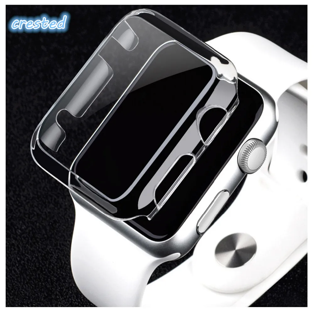 

PC cover case For Apple Watch 42mm 38mm case Colorful plating Full Frame protective case armor shell For iWatch series 3/2/1