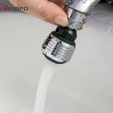 Anpro Поворот на 360 градусов кухонный аэратор Регулируемый двойной режим опрыскиватель фильтр диффузор воды экономичная насадка шланг для душа