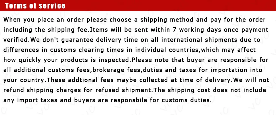 terms of services