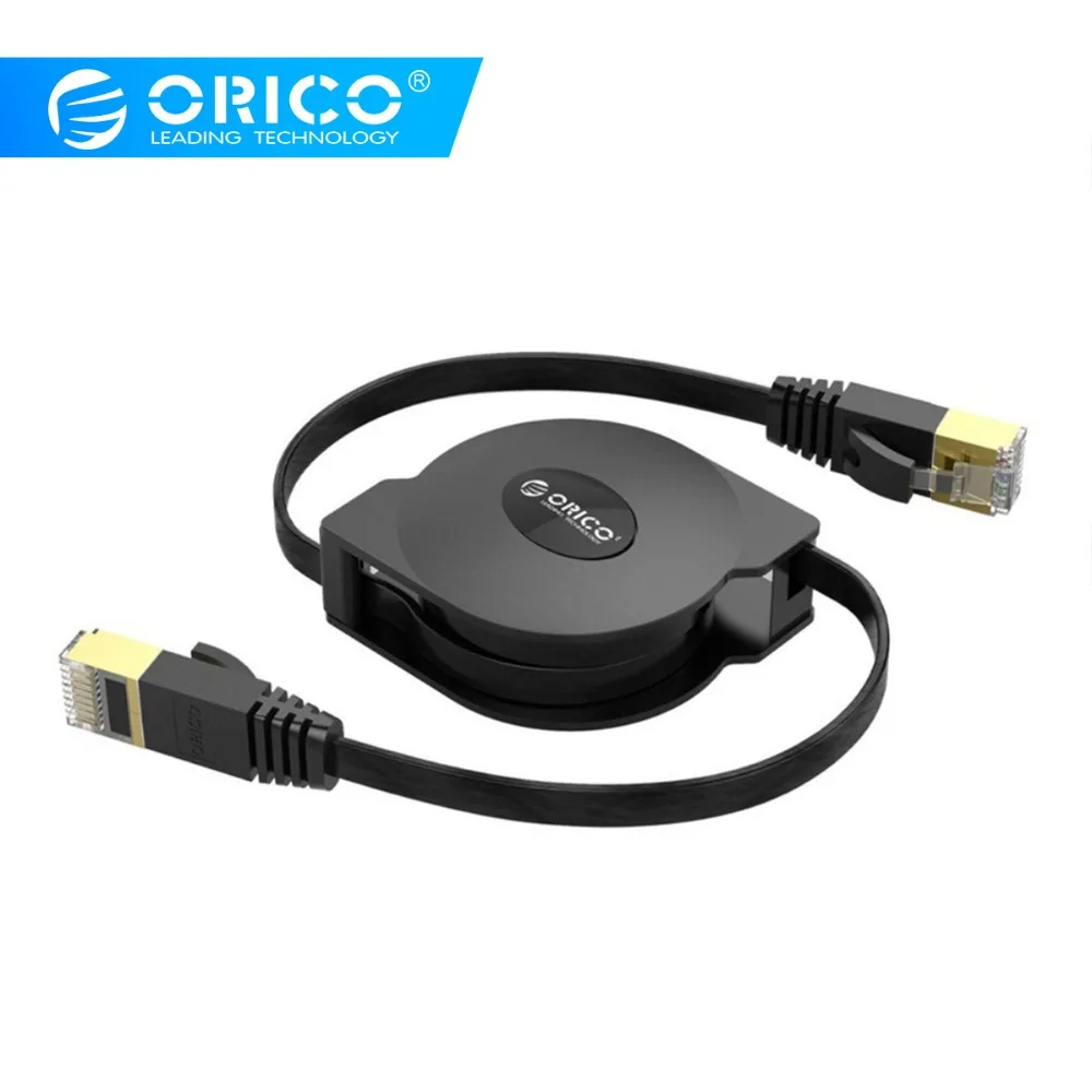 

ORICO Tape Retractable Type Gigabit Ethernet Cable RJ45 Lan Cable Networking Ethernet Patch Cord for Computer Router Laptop
