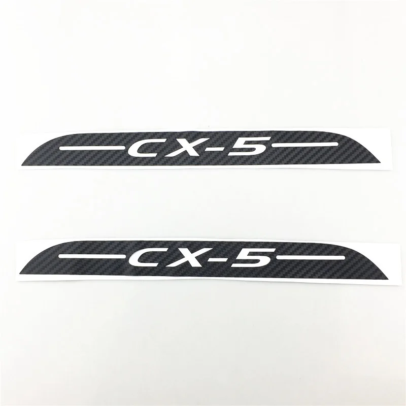 

1 pcs Car styling carbon fiber car Sticker on brake light Case for Mazda Cx-5 CX 5 CX5 additional sticker on brake light