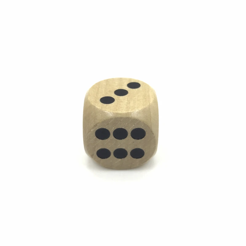 Woodiness Drinking Dice Solid Wood Puzzle Children Teaching Dice Set game dice,dice set 5Pcs/Lot