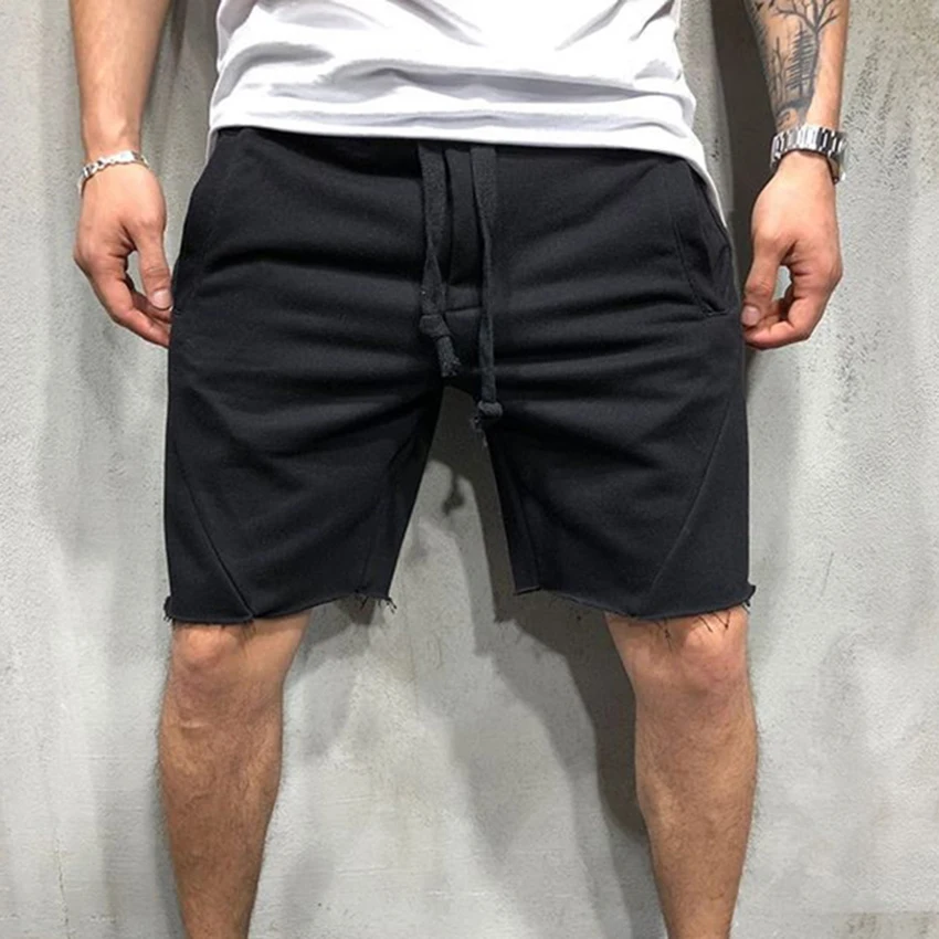 Летние мужские брюки, модные, для отдыха, для бега, для бодибилдинга, мужские брюки, удобные, однотонного цвета, брюки, одежда для мужчин, брюки