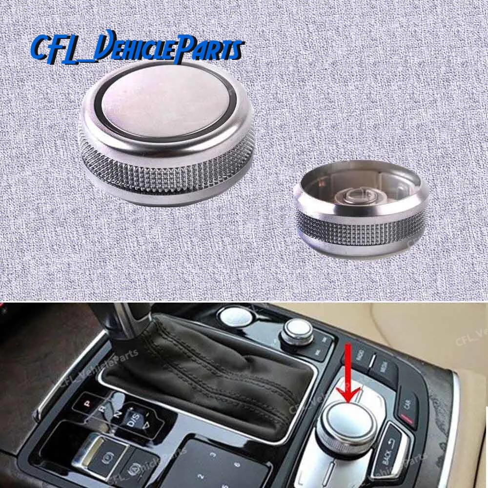 

MMI Multi Media Rotary Knob Main Menu Panel Switch Cover Cap 4G0919069 For Audi A6 Allroad Quattro C7 A7 2012+